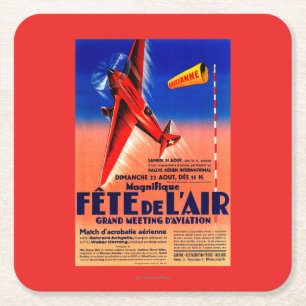 Airshow som presenterar Haryse befordrings- Hilsz, Underlägg Papper Kvadrat