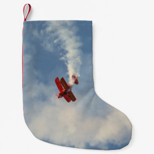 Airshow Stunt Biplan Liten Julstrumpa