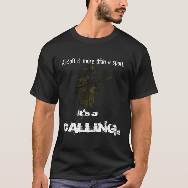 Airsoft är kalla t-shirt (Framsida)