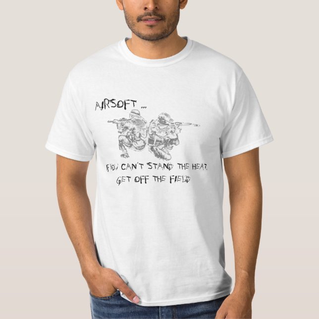 airsoft fun shirt tee (Framsida)