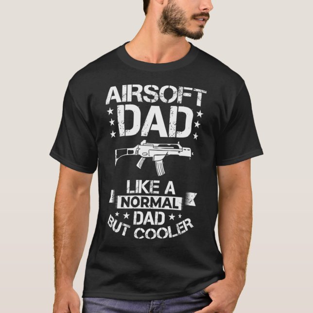 Airsoft Gun Game Shooting Training Player Airsofti T Shirt (Framsida)