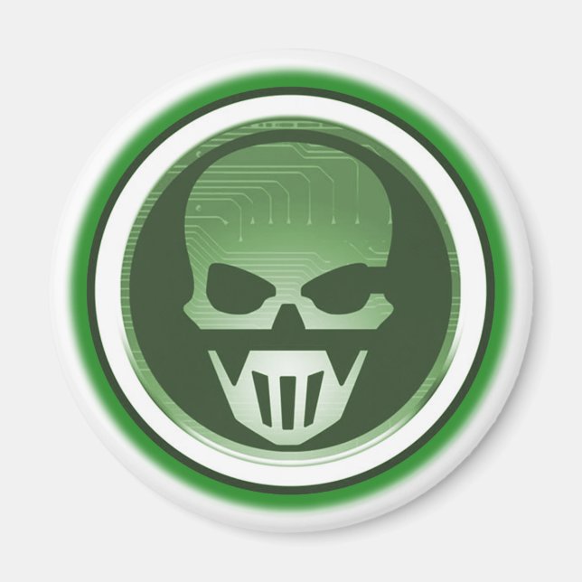 Airsoft Korea - SPÖKEN Logotyp Magnet (Framsidan)