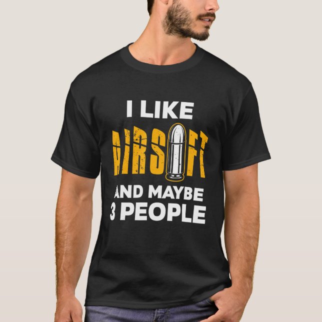 Airsoft Player Team Sport, COM, punkt 12 T Shirt (Framsida)
