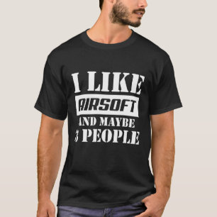 Airsoft Player Team Sport, COM, punkt 14 T Shirt