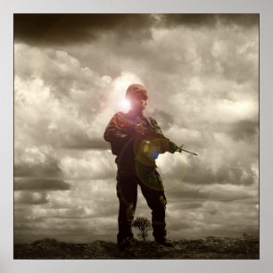 Airsoft porträtt: Tank Poster