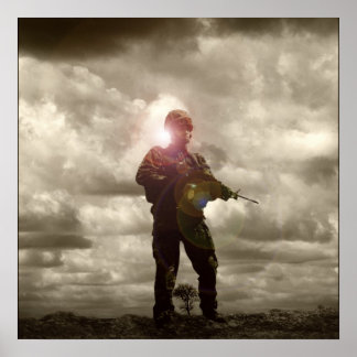 Airsoft Porträtt: Tank Poster