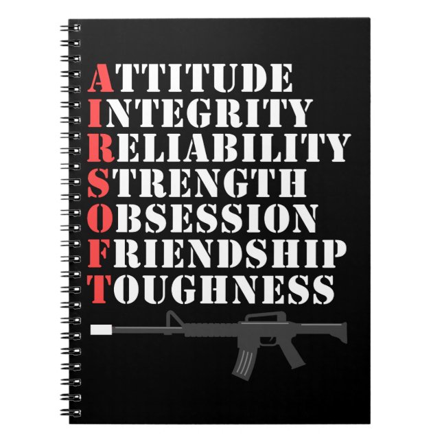 Airsoft-present Anteckningsbok (Framsidan)