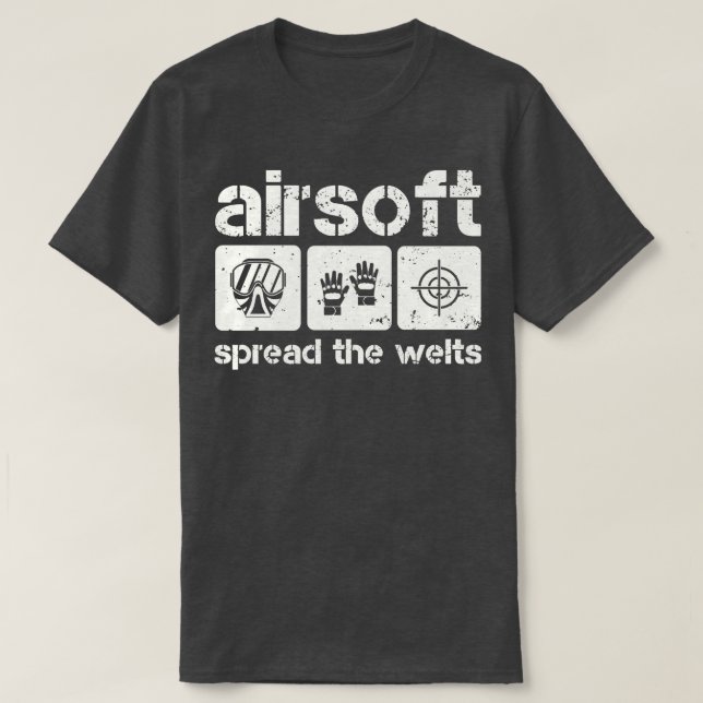 Airsoft Spread the Welts 1 T Shirt (Design framsida)