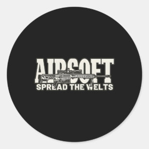 Airsoft Spread the Welts Airsoft Runt Klistermärke