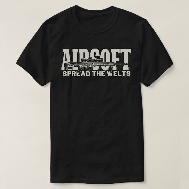 Airsoft Spread the Welts Airsoft T Shirt (Design framsida)