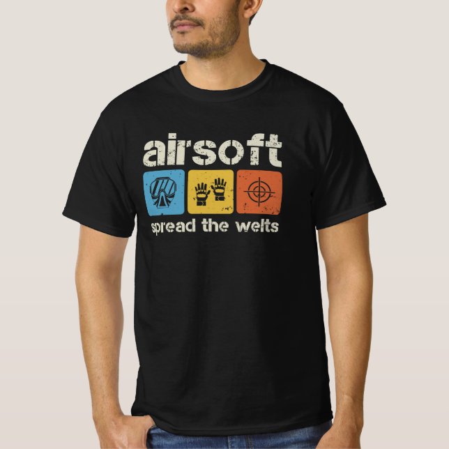 Airsoft Spread The Welts  T Shirt (Framsida)