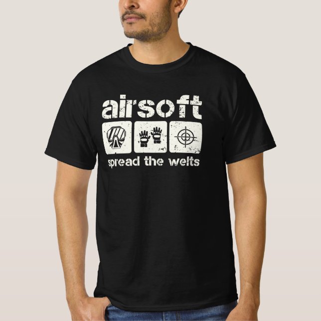 Airsoft Spread the Welts T Shirt (Framsida)