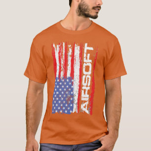 Airsoft USA flagga T Shirt