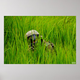 Airsofter i sågblad poster