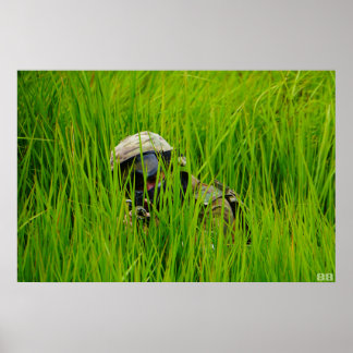 Airsofter i sågblad poster