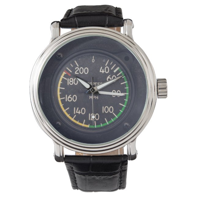 Airspeed Gauge Armbandsur (Framsida)
