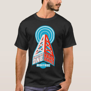 Airstrip en radiosände tjänste- T-tröja Tee Shirt