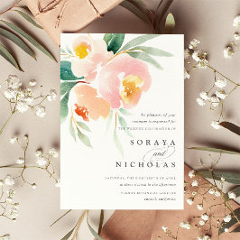 Airy Blommigt | Bröllopsinbjudan Inbjudningar