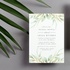 Airy Botanical Inbjudningskort för möhippan