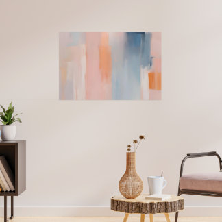 Airy Dawn Färg - Utandning av gryningen | Abstrakt Poster