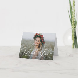 Airy Elegance EDITABLE FÄRG Studenten Tack