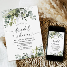 Airy Eucalyptus Greenery Boho Rustic Möhippa