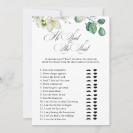 Airy Eucalyptus Greenery Boho Rustic Möhippa Inbjudningar