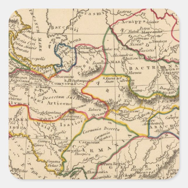 Aisa Fyrkantigt Klistermärke (Framsida)