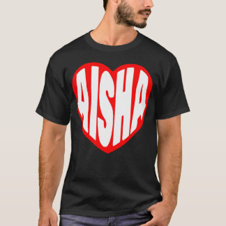 Aisha i mitt hjärta present t shirt