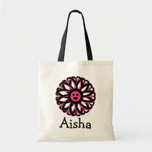 Aisha Lycklig-blomma, Personlig, tok Tygkasse
