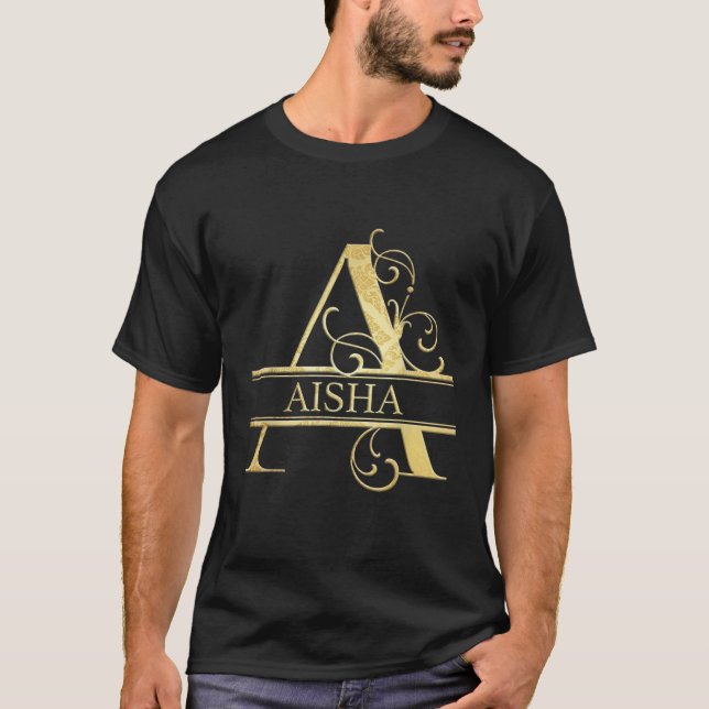 Aisha Namn T Shirt (Framsida)