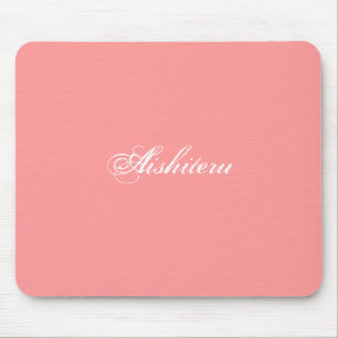 Aishiteru i rosa mousepad musmatta