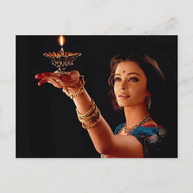 Aishwarya Rai Vykort (Framsida)