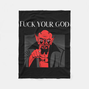 Aist Goat Satan Baphomet GIft Fleecefilt