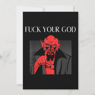 Aist Goat Satan Baphomet GIft Julkort