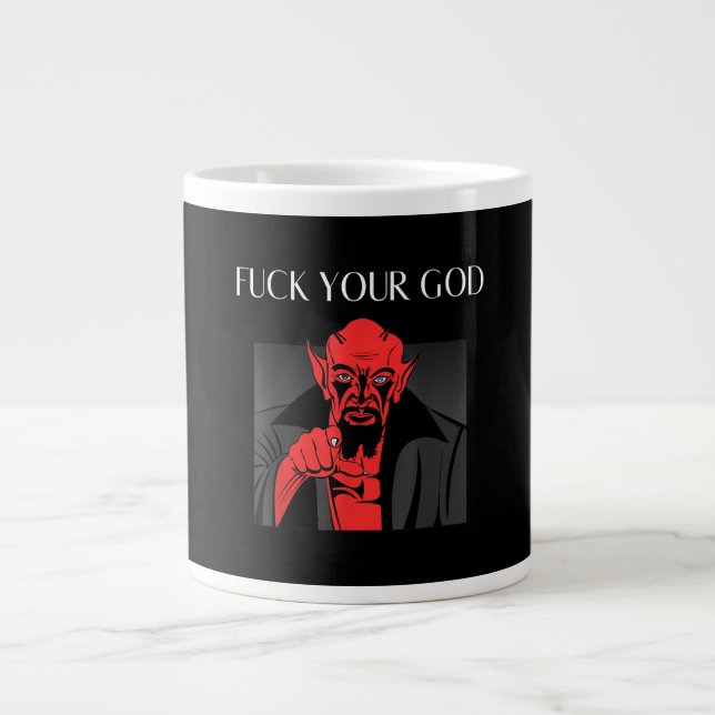 Aist Goat Satan Baphomet GIft Jumbo Mugg (Framsidan)