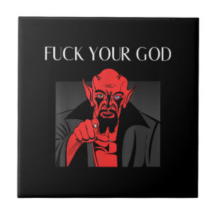 Aist Goat Satan Baphomet GIft Kakelplatta