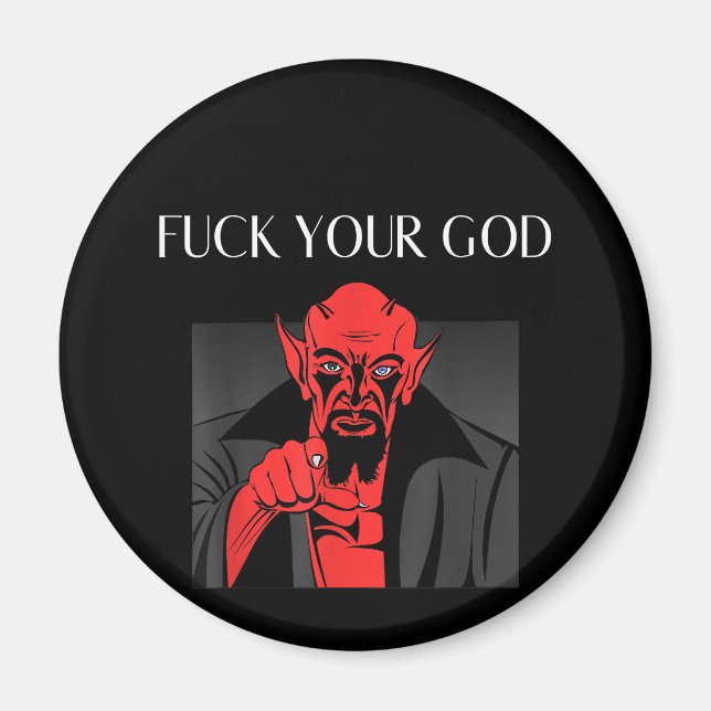 Aist Goat Satan Baphomet GIft Magnet (Framsidan)