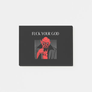 Aist Goat Satan Baphomet GIft Post-it Block