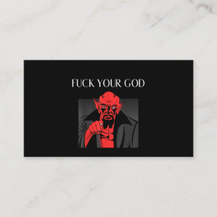 Aist Goat Satan Baphomet GIft Visitkort