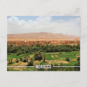 Ait BenHaddou Kasbah, Marocko Vykort