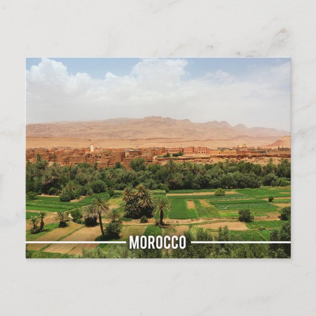 Ait BenHaddou Kasbah, Marocko Vykort (Framsida)