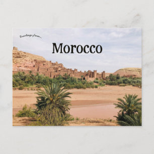 Aït Benhaddou Marocko Vykort