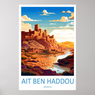 Aït Benhaddou Resa Print Väggkonst Aït Benhaddou