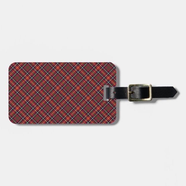 Aitken/Aikens Tartan Designad utskrift Bagagebricka (Horisontell Framsida)
