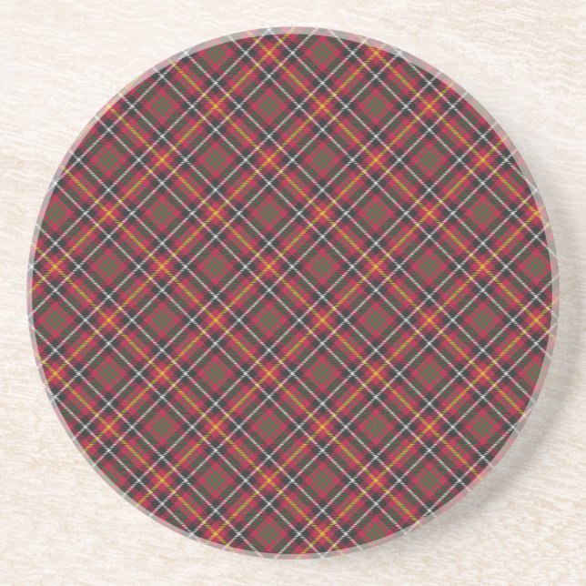 Aitken/Aikens Tartan Designad utskrift Underlägg Sandsten (Framsidan)