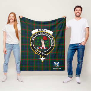Aiton Klan Badge Tartan Play Fleecefilt