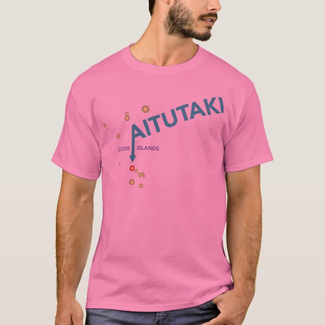 Aitutaki T-tröja Tee Shirt (Framsida)