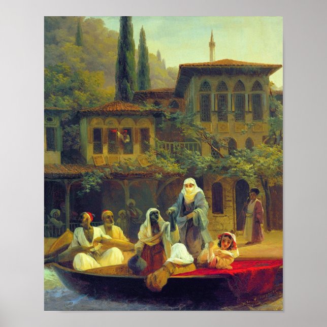 Aivazovsky - Båttur i Konstantinopel — 2 Poster (Framsidan)
