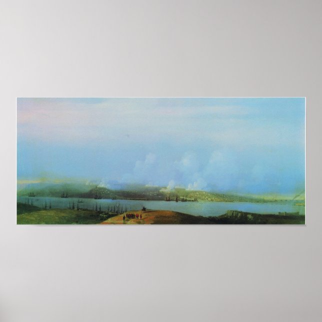 Aivazovsky - belägringen av Sevastopol Poster (Framsidan)